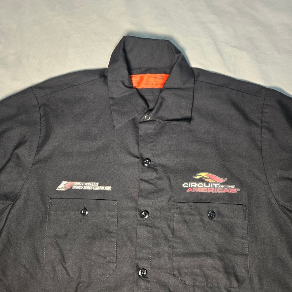 CornerStone F1 2012 US Grand Prix Circuit of the Americas Work Shirt Black M - Picture 4 of 9